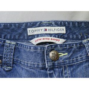 Tommy Hilfiger Low Rise Boot Cut Womens Jeans Stars Size 10